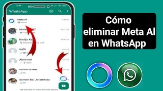 Cómo eliminar Meta Al en WhatsApp  Eliminar Meta Al en WhatsApp [upl. by Aimik884]