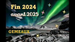 ✨ GEMEAUX Fin 2024 Novembre Décembre Conseil Signe pour bien démarrer 2025 🙌 [upl. by Cita]