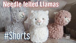 Needle Felted LLama Fun  Felts By Philippa  Shorts [upl. by Abrams]