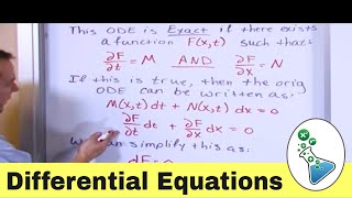 Exact Differential Equations [upl. by Brok]