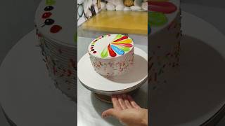 Multi Colour Combination For Birthday Celebration Cake  shorts youtubeshorts [upl. by Kampmann]