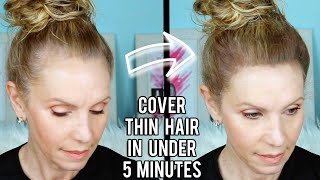 Cover Receding Hairline at Home With Makeup  Tools and Tips [upl. by Naoj101]