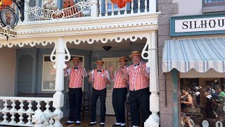 The Dapper Dans Perform quotThis Is Halloweenquot  Disneyland  Anaheim CA [upl. by Belldas]