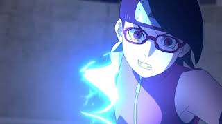 Sarada part Chidori episode 225 Sarada vs Chochochunin exam [upl. by Spring]