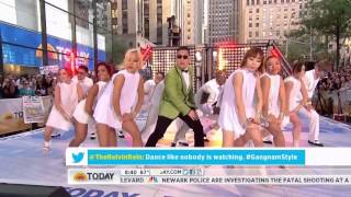 PSY Gangnam Style in New York City HD Live [upl. by Akenahc]