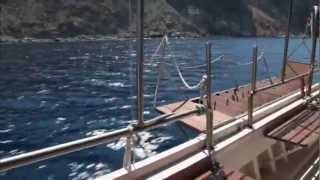 Anemos Boat Trip Limnos Greece [upl. by Wing134]