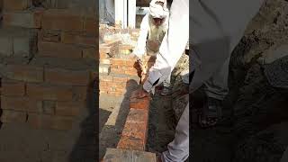 How to make brick workytshort bestcementforhouseconstruction construction [upl. by Claribel]