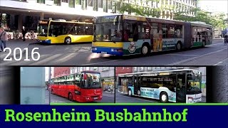 HD Busverkehr in Rosenheim 2016 [upl. by Ahseiyn705]