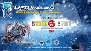 YELLOW TEAM vs WHITE TEAM  U20 Thailand Ice Hockey League 2024  Game  05 [upl. by Alleb]