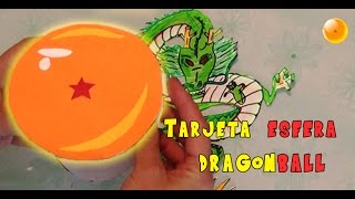 IDEA TARJETA DRAGON BALL 🐉 [upl. by Alemaj]