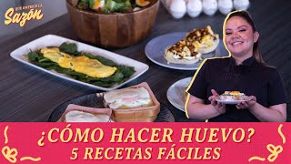 5 recetas con huevo  Cocina Delirante [upl. by Meg609]