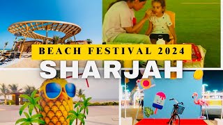 🏖️Sharjah Beach Festival 2024 Al Heera Beach sharjah freeentry free [upl. by Iat]