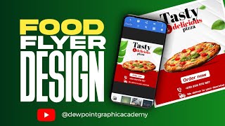 PIXELLAB FOOD FLYER DESIGN  Ep02 Smartphone graphic designing [upl. by Retrop348]