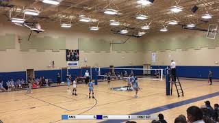 2021 Girls Volleyball  AMS  Wedgefield School [upl. by Enirtak297]