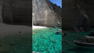 canhdep nature animals  Gorgeous secluded beach on Zakynthos island Greece [upl. by Llerrit299]