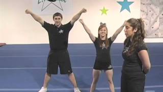 Motion Drills  Cheerleading Drills [upl. by Aidne]