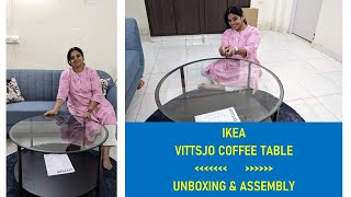 IKEA Vittsjo Coffee Table  Unboxing amp Assembly [upl. by Llyrehc781]