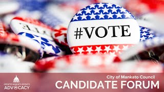 City of Mankato Council Candidate Forum [upl. by Inaffyt777]