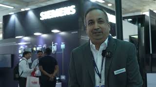 SIEMENS video interview at the India Warehousing Show 2023 [upl. by Adur164]