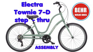 Electra Townie 7D step thru 4K BBB [upl. by Ahsilla381]