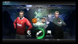 PES 2011 Master League  Newcastle United  Episode 19 vs Manchester United [upl. by Cleary]