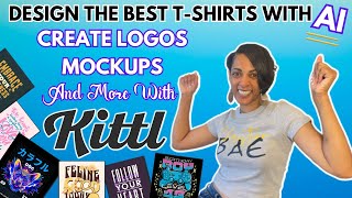 How To Use Kittl For T Shirt Graphic Designs  Learn AI to Design Your Shirts Fast amp Easy [upl. by Yclehc770]