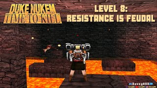 Duke Nukem Time to Kill  Level 8 Resistance is Feudal  Death Wish  No Deaths  PSOne [upl. by Chabot334]