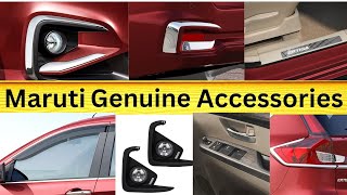 Maruti ertiga accessories Ertiga accessories price list 2023 Maruti Ertiga vxi [upl. by Eikcaj]