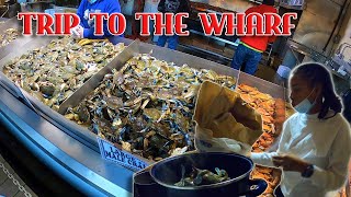 Washington DC Wharf  How To Cook Blue Crabs In Beer amp Butter [upl. by Bena]