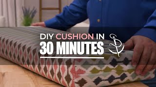 Make a Box Corner Cushion  The 30 Minute Cushion [upl. by Gnihc]