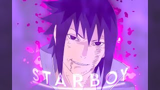 Sasuke  Starboy  Stranger Things Remix AMV [upl. by Haseena]