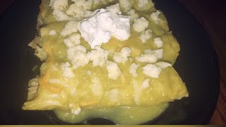 Enchiladas Verdes De Pollo [upl. by Jeconiah331]