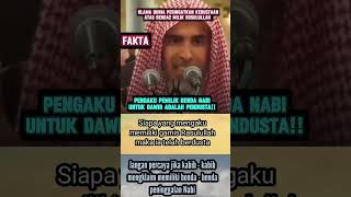 PEMILIK BENDA NABI UNTUK DAWIR ADALAH PENDUSTA 🤭🤭 [upl. by Ienttirb]