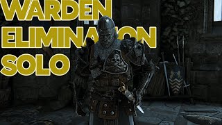 For Honor  Warden Elimination SOLO [upl. by Ruel]