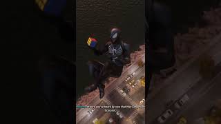 Marvels SpiderMan 2 Black Suit Web Swinging  Sunflower game ps5 shorts short [upl. by Morly]