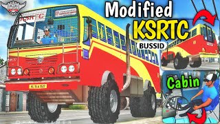 New MODIFIED KSRTC BUS MOD For Bus Simulator Indonesia  Free Mod  New Bus Mod  bussidmods [upl. by Aleacim]