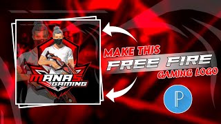 make this free fire gaming logo  how to make profeshanal gaming logo  EDITZ MS [upl. by Atimad]