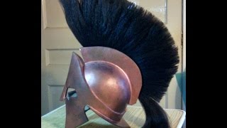 300 King Leonidas Spartan replica helmet 11 [upl. by Lamaaj]