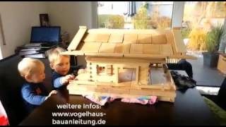 Vogelhaus Bauanleitung Kids [upl. by Jania]