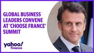 Global business leaders convene at Choose France summit [upl. by Baer886]