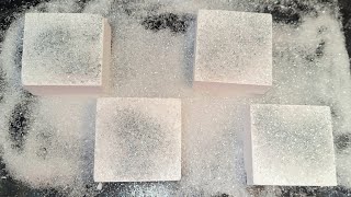 Easy Grip Gym Chalk Covered in Bath Salts amp Bonus Block  ASMR  Oddly Satisfying  CRUNCHY amp GRITTY [upl. by Enaxor222]