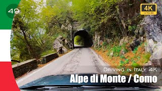 Driving in the Alpe di Monte to Como in Italy [upl. by Oniliuqnart]