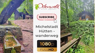 Hüttenwanderung Michelstadt  Der Odenwald im August  Wandern Hiking [upl. by Zaneski]