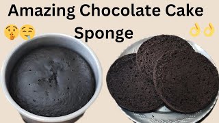 Amazing Chocolate Cake Sponge in telugu [upl. by Whitehouse515]