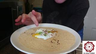 Poached Eggs On Breadcrumbs Recipe [upl. by Aihpled]