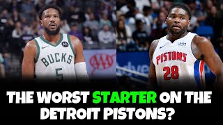 Who Is The Worst Starter On The Detroit Pistons 202425 Roster [upl. by Avehstab]