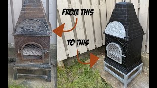 Restoring A Very Rusty Outdoor Pizza Oven [upl. by Vilma]