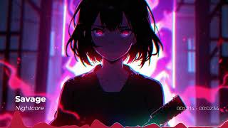 Nightcore ➵ SAVAGE NV  Switching Vocals Best Nightcore Gaming Music 2024 [upl. by Aleit]