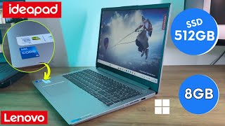 Notebook Lenovo ideapad 1i Intel Core i51235U 8GB 512GB 15 6 W11 [upl. by Eniamirt214]