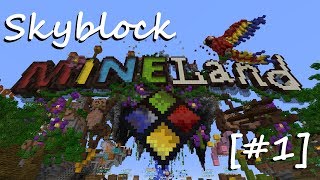 NEW SERIES Skyblock  Mineland Server  Minecraft  XxlozbornexX [upl. by Lowery]